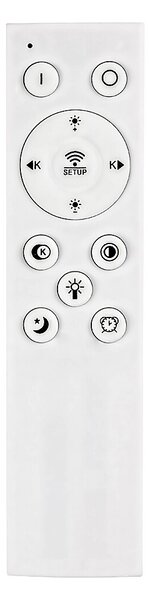Rabalux 71111 Gremin LED Stropní svítidlo s ovladačem | Variabilní | Stmívatelné | 7,3W | Bílá - r-71111