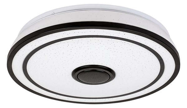 Rabalux 71030 Nikolaus LED Stropní svítidlo s ovladačem | RGB | Variabilní | Stmívatelné | 24W | Bílá | Černá - r-71030