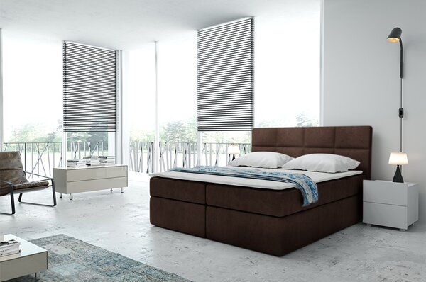Postel 57 TENNESSEE 180x200 cm s úložným prostorem Modrá