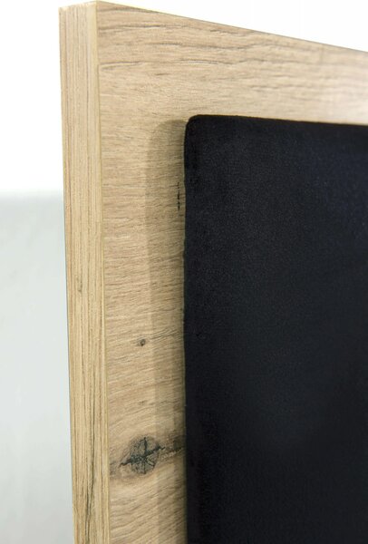 Postel s čalouněnými panely AIMY - 180x200, dub artisan