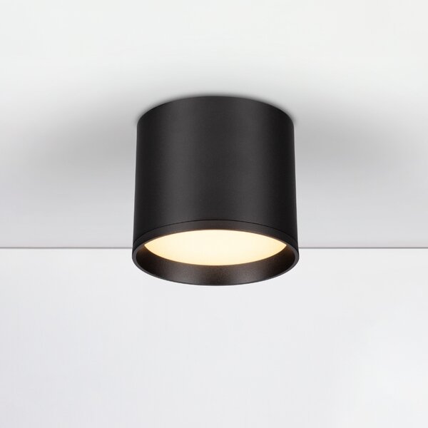 Černé kovové bodové LED světlo Nova Luce Ziaza 10 cm