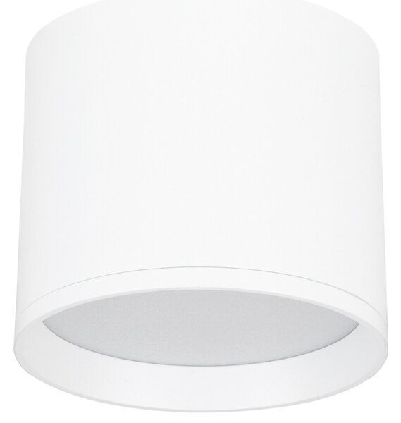Bílé kovové bodové LED světlo Nova Luce Ziaza 10 cm