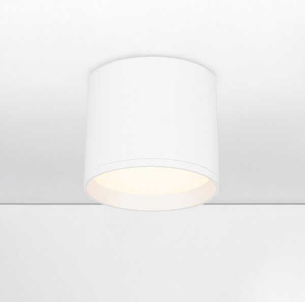 Bílé kovové bodové LED světlo Nova Luce Ziaza 10 cm