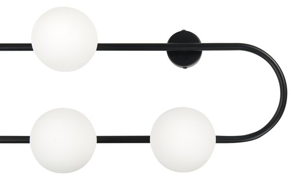Nástěnná lampa YANGO Černá Kov