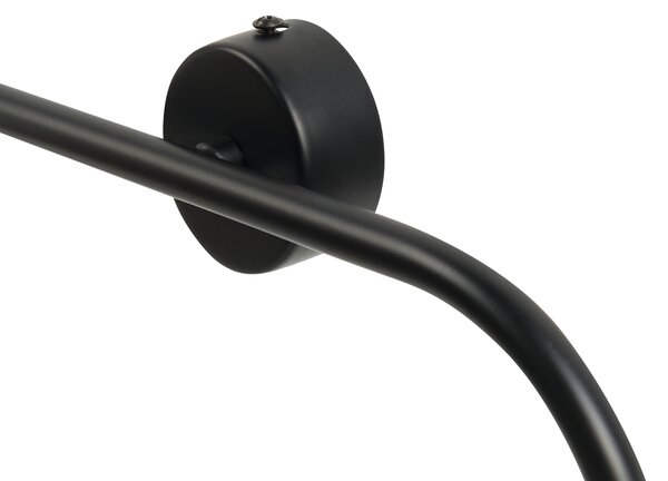 Nástěnná lampa YANGO Černá Kov