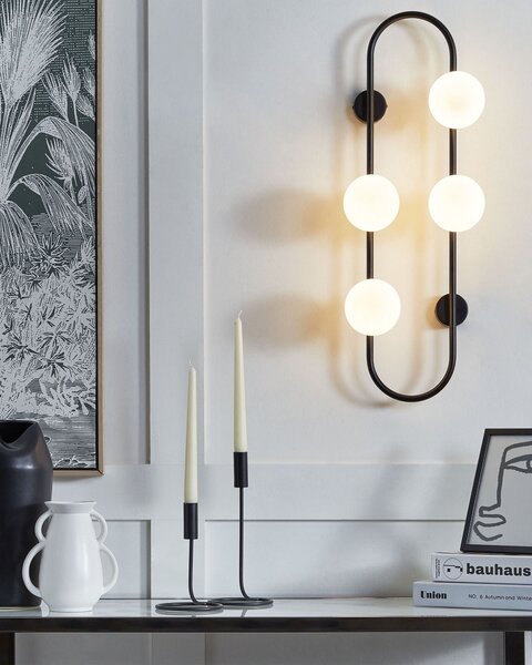 Nástěnná lampa YANGO Černá Kov