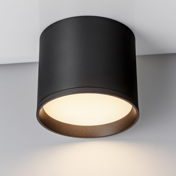 Černé kovové bodové LED světlo Nova Luce Ziaza 10 cm