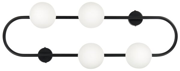 Nástěnná lampa YANGO Černá Kov