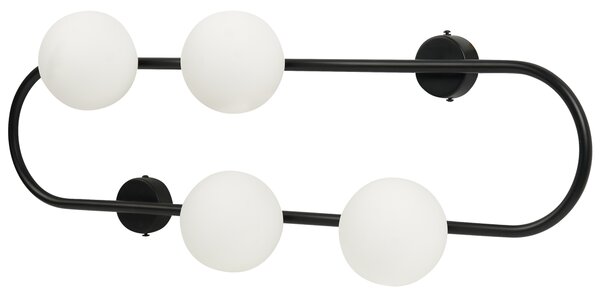 Nástěnná lampa YANGO Černá Kov