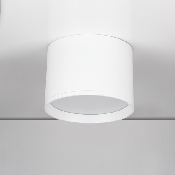 Bílé kovové bodové LED světlo Nova Luce Ziaza 12 cm