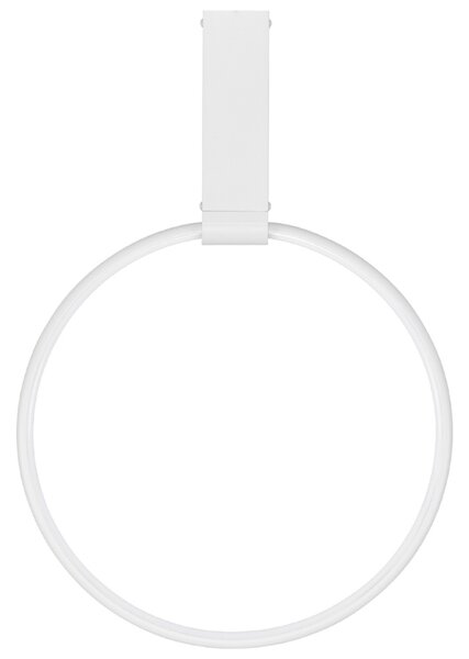 Bílé kovové stropní LED světlo Nova Luce Garve 40 cm