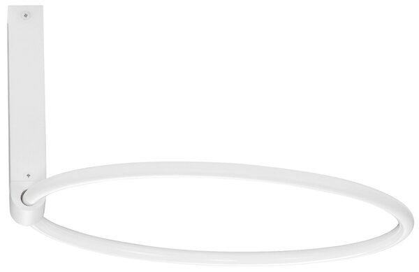 Bílé kovové stropní LED světlo Nova Luce Garve 40 cm