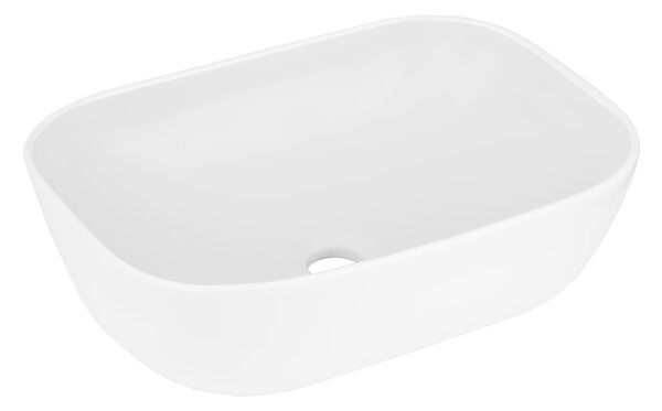 Gamma Miki, umyvadlo na desku 460x335x130 mm, bílá lesklá, GMA-UC-MIKI