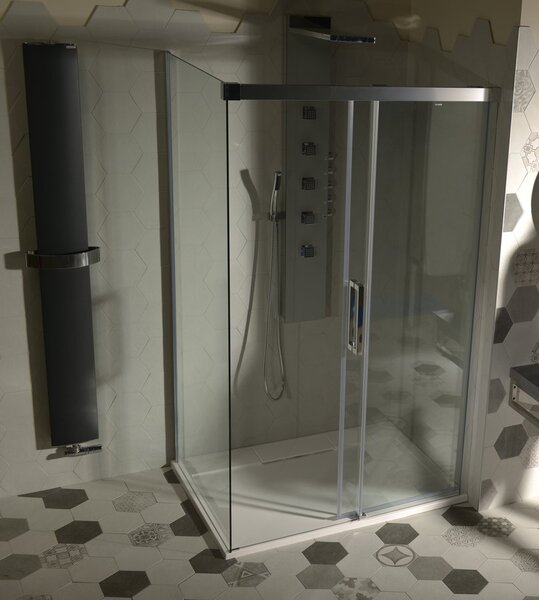 Gelco Gelco, Fondura obdélníková sprchová zástěna 1100x1000mm L/P varianta, GF5011GF5001