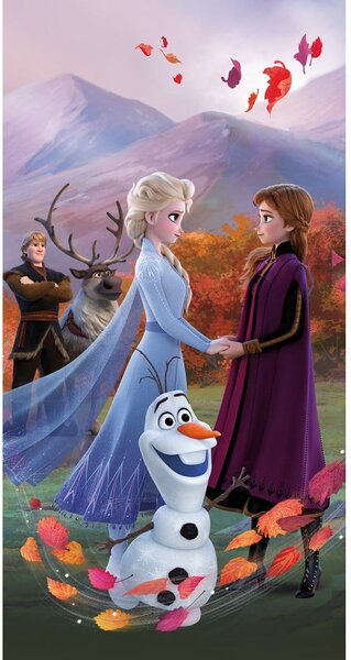 Bavlněná dětská osuška 70x140 cm Frozen "Wind" – Jerry Fabrics