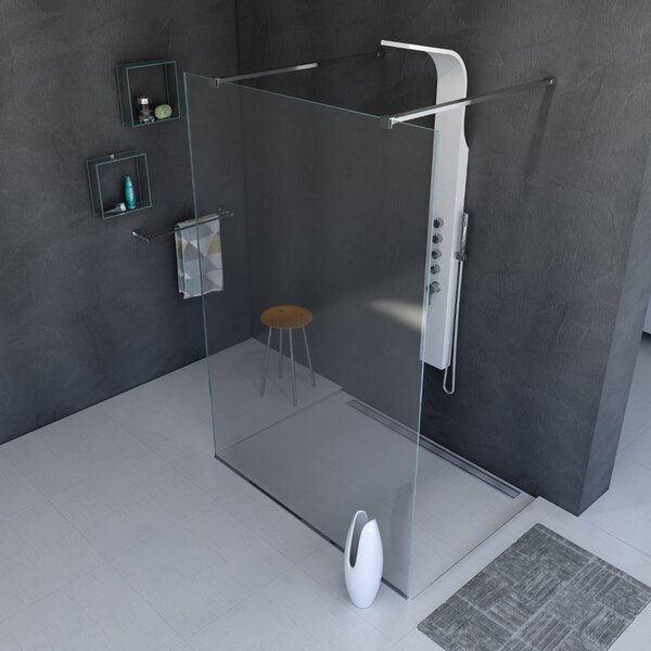 Polysan Polysan, MODULAR SHOWER přídavný panel pro instalaci na stěnu modulu 2, 1000 mm, pravý, MS2B-100R