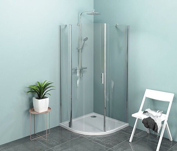 Polysan Polysan, ZOOM čtvercová sprchová zástěna 900x900mm, rohový vstup, ZL4915L-02