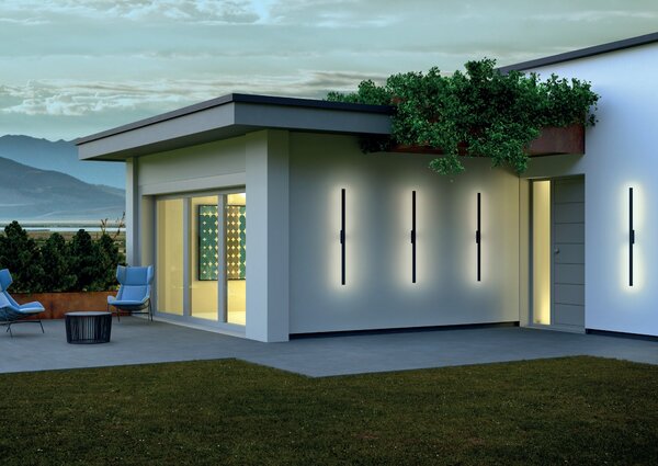 Redo 90430 Reflexa, bílé venkovní nástěnné svítidlo LED 20W 3000K, délka 124cm