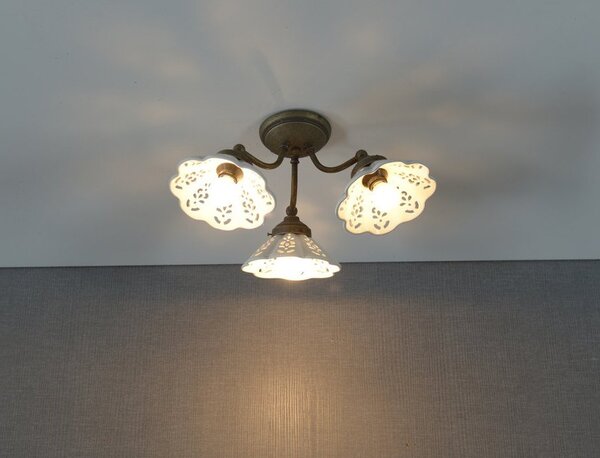 Sapho Sapho, BARI svítidlo E14, 40W, 230V, keramické stínítko, bronz, MC811