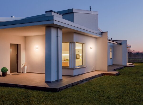 Redo 90039 Sebra, hnědé venkovní svítidlo LED 15,4W 3000K, 20x10 cm