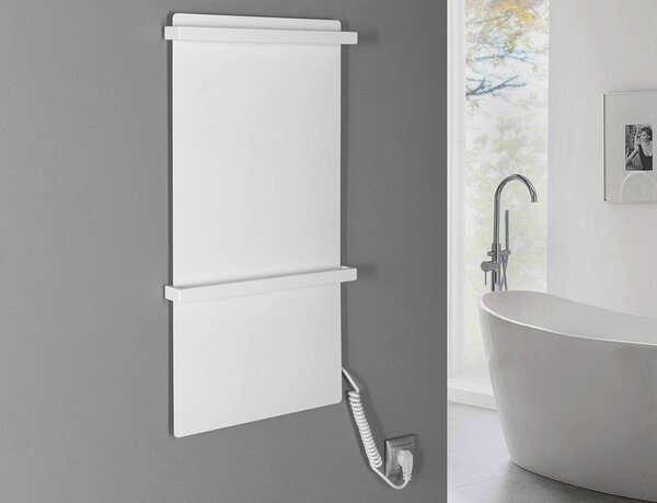 Sapho Sapho, ELMIS Elektrický sušák ručníků 400x800mm, 120W, hliník, antracit, EB430