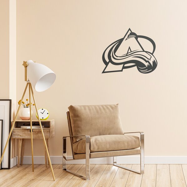 Živá Zeď Samolepka Hokejový tým Colorado Avalanche Barva: černá