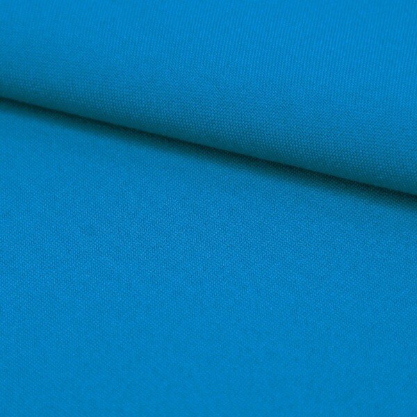 Jednobarevná látka Panama stretch MIG85 tyrkysově modrá, šířka 150 cm Tyrkysová Vzorek (10x10 cm +/-1 cm)