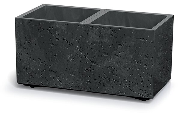 Květináč SIERRA CASE BETON EFFECT 57,7 cm - barva: černý beton