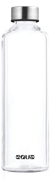 Skleněná lahev s obalem z umělé kůže EQUA Graphite 750 ml