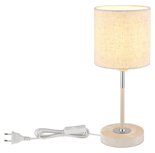 Stolní lampa DELEON písková