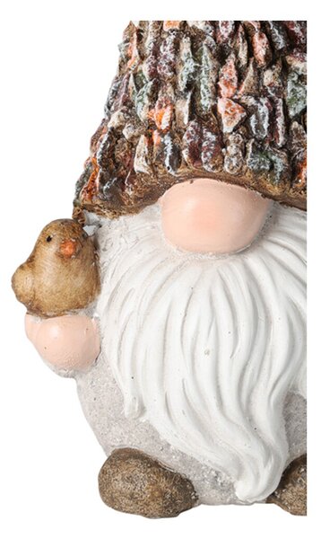 Zahradní figurka z polyresinu Gnome, 30 cm, vícebarevná