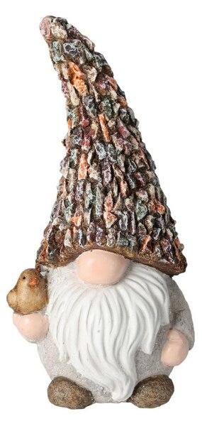Zahradní figurka z polyresinu Gnome, 30 cm, vícebarevná