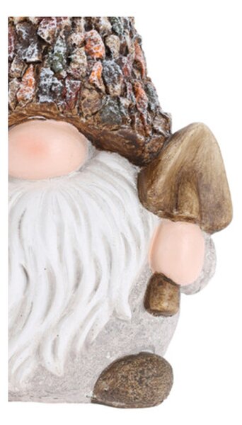 Zahradní figurka z polyresinu Gnome 1, 30,5 cm, vícebarevná