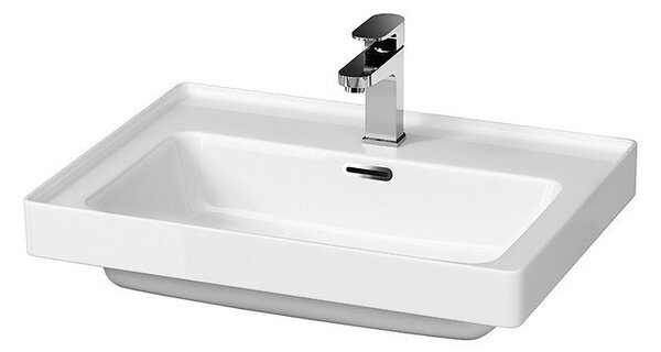 Cersanit Crea, závěsná skříňka s umyvadlem 60cm, set B109, šedá, S801-283