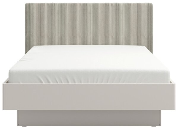 POSTEL, 160/200 cm, světle šedá, kašmírová Xora - Manželské postele