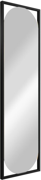 Styler Marbella zrcadlo 37x132 cm oválný černá LU-12349