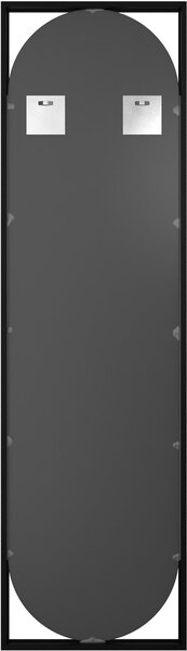 Styler Marbella zrcadlo 37x132 cm oválný černá LU-12349