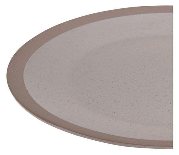 Kameninový talíř Clay, (fi) 26,5 cm, béžový