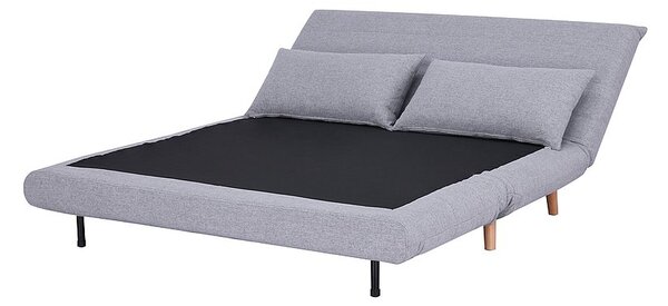 Šedá rozkládací pohovka SPIKE II