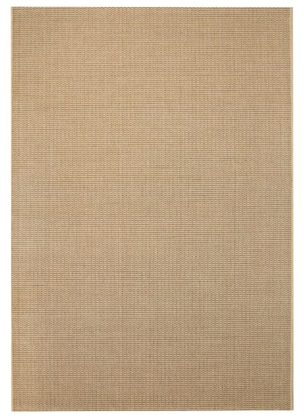 Kusový koberec sisalový vzhled dovnitř/ven 80 x 150 cm béžový