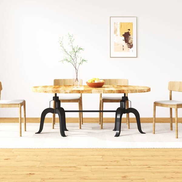 Jídelní stůl masivní mangovníkové dřevo a ocel 180 cm