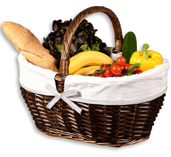 Košík na ovoce Basket Dark, 45x34x37 cm