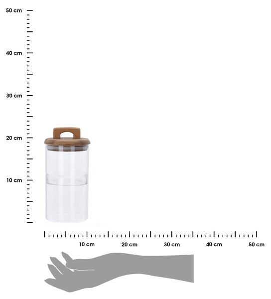 Skleněná nádoba na potraviny Cyril Duo 600ml