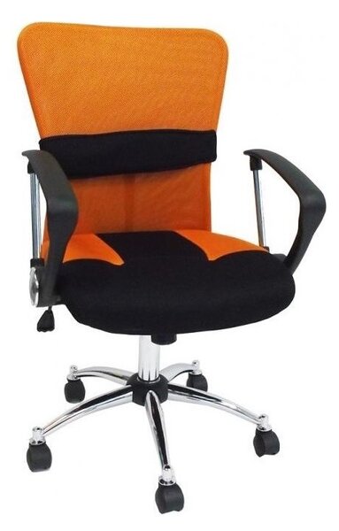 Kancelářská židle W 23, oranžová