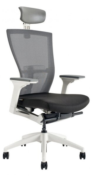 Kancelářská židle MERENS WHITE SP, černá