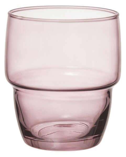 Skleněná sklenice na vodu Colors 280 ml sada 6ks