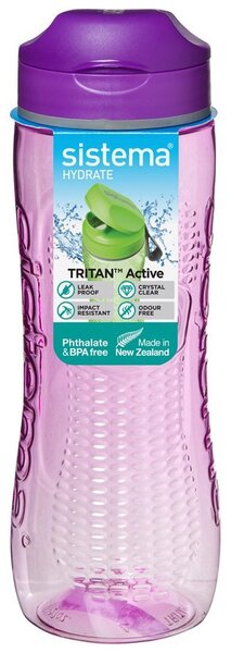 Láhev Sistema Tritan Active Bottle 800ml Barva: fialová