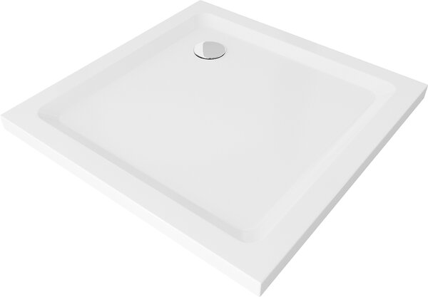 Sprchová vanička čtvercová MEXEN SLIM 70 x 70 cm + sifon