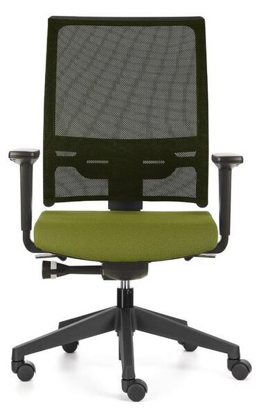 Kancelářská židle TAU s područkami, zelená