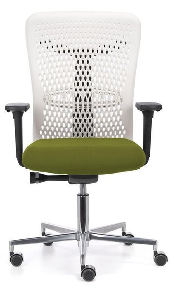 Kancelářská židle ATHENA / I s područkami, zelená